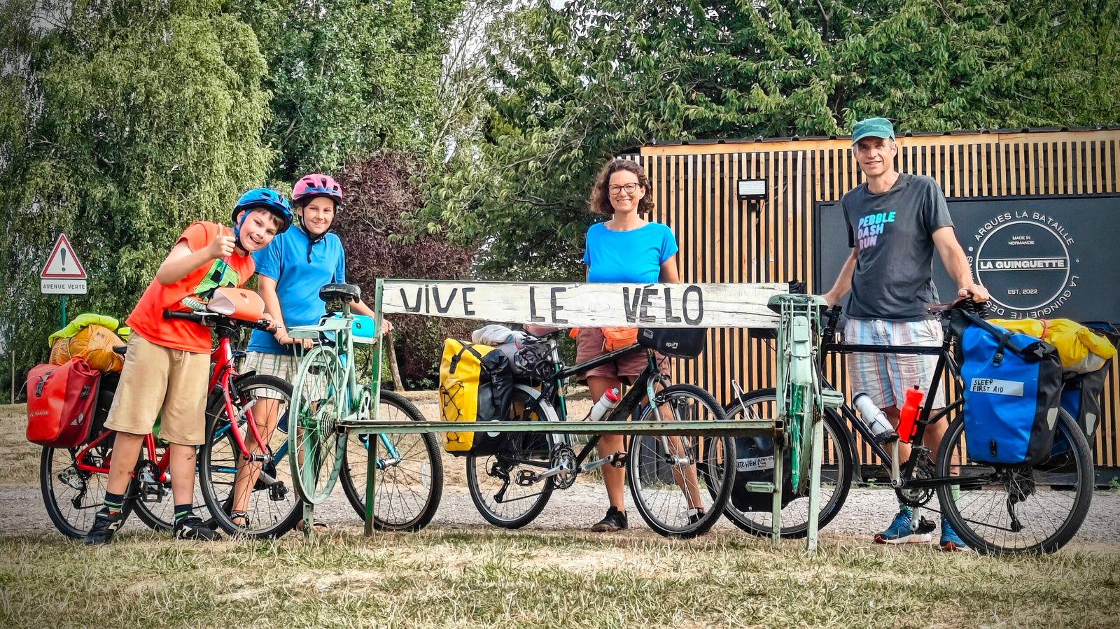 Cycling the Avenue Verte with Kids